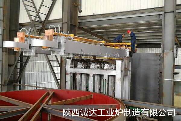 內蒙普元4號礦棉爐現(xiàn)場安裝情況